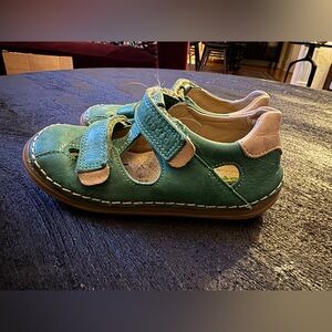 Froddo - genuinene leather green toddler sandals / sz 26 / 9.5
